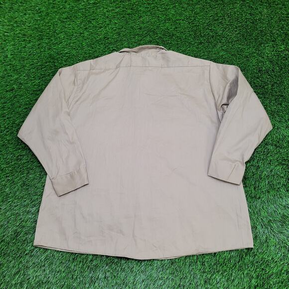 Vintage 70s Big-Ben Wrangler Button Shirt 2XL 27x31 Utility - Picture 2 of 10